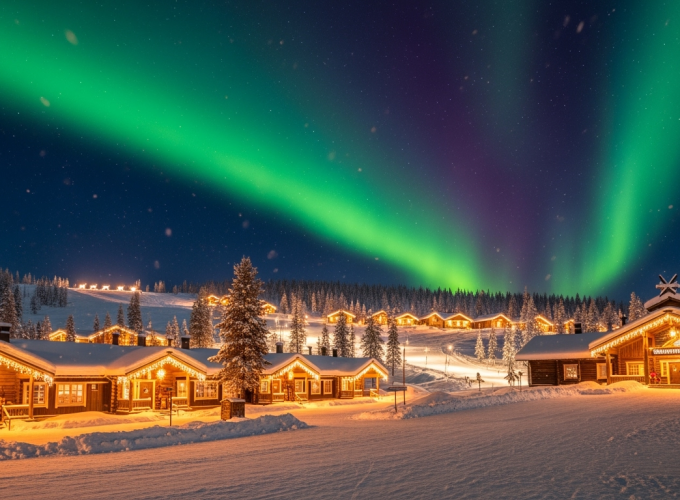 Christmas in Santa Claus’ Village! Levi, Rovaniemi!